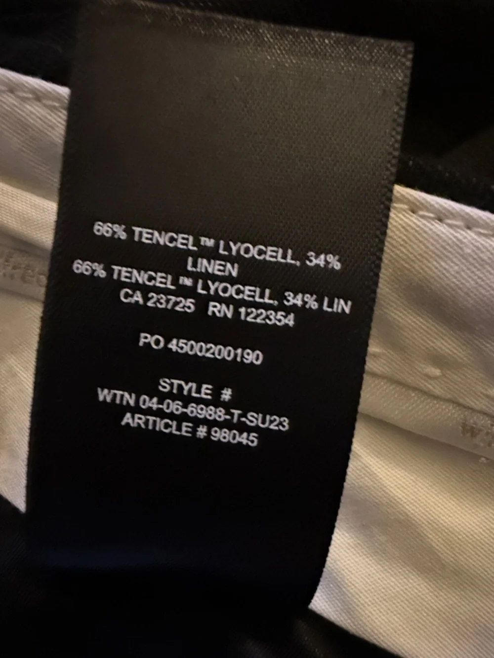 Wilfred The‎ Effortless Pant Linen Black Size 10
